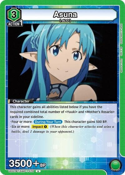 Asuna (070) - UE07BT/SAO-1-070 (Normal, Uncommon)