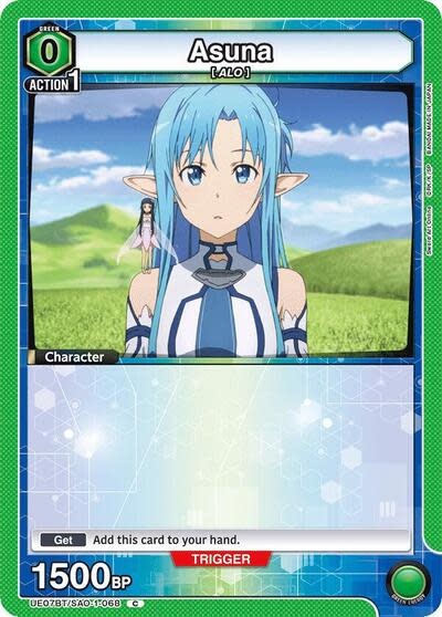Asuna (068) (Box Topper Foil) - UE07BT/SAO-1-068 (Foil, Common)