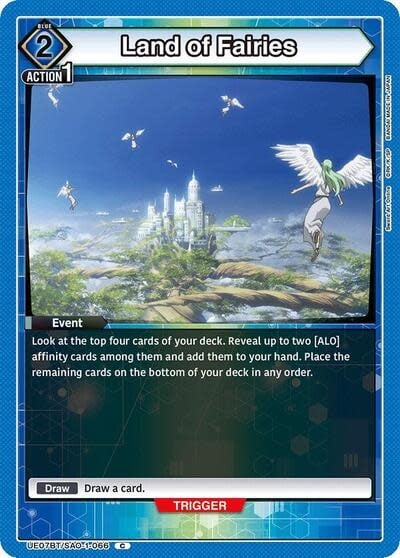 Land of Fairies - UE07BT/SAO-1-066 (Normal, Common)