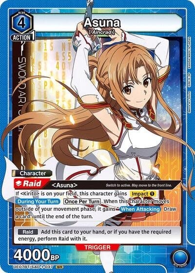 Asuna (037) - UE07BT/SAO-1-037 (Foil, Super Rare)