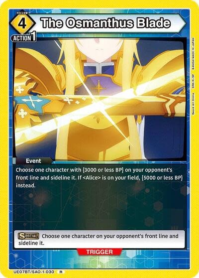 The Osmanthus Blade - UE07BT/SAO-1-030 (Foil, Rare)