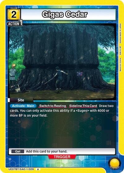 Gigas Cedar - UE07BT/SAO-1-029 (Normal, Uncommon)