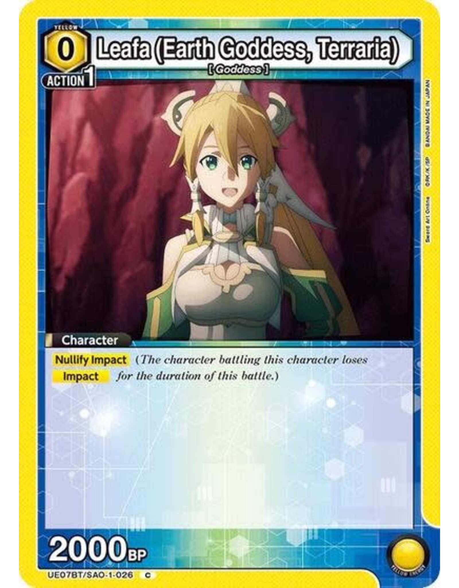 Leafa (Earth Goddess, Terraria) (026) - UE07BT/SAO-1-026 (Normal, Common)