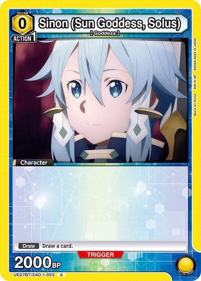 Sinon (Sun Goddess, Solus) (023) - UE07BT/SAO-1-023 (Normal, Common)