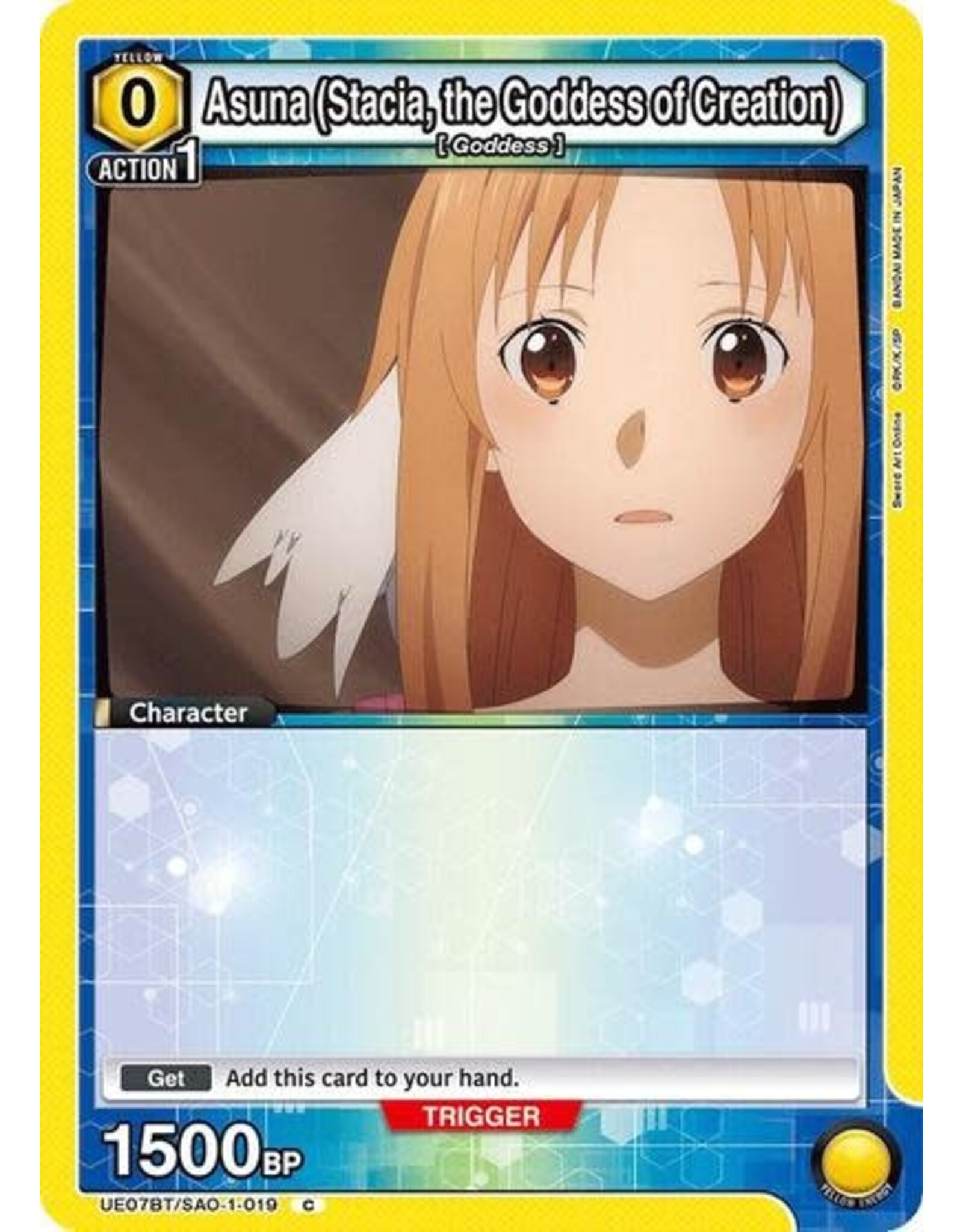 Asuna (Stacia, the Goddess of Creation) (019) - UE07BT/SAO-1-019 (Normal, Common)