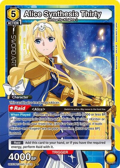 Alice Synthesis Thirty (013) - UE07BT/SAO-1-013 (Foil, Super Rare)