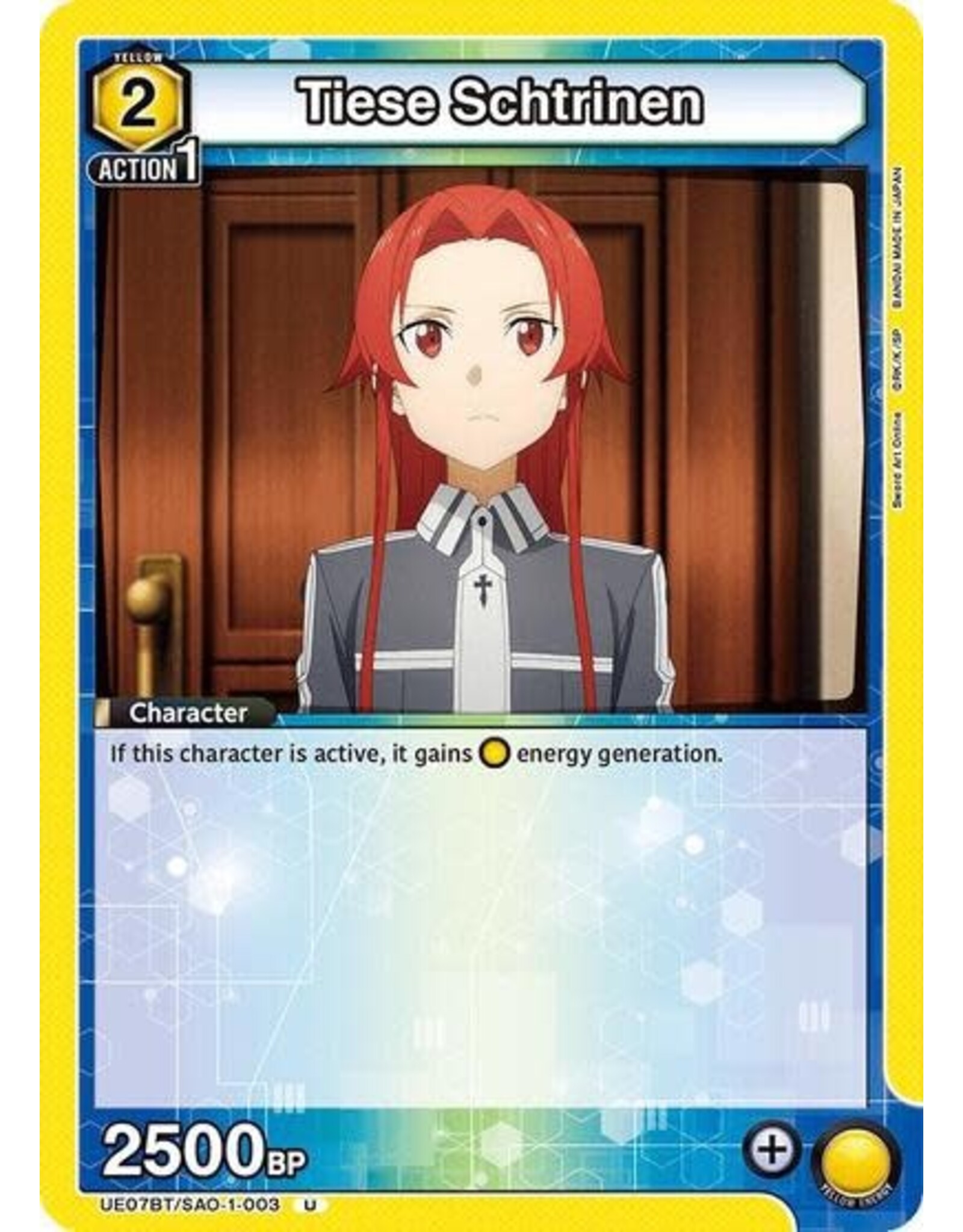 Tiese Schtrinen - UE07BT/SAO-1-003 (Normal, Uncommon)