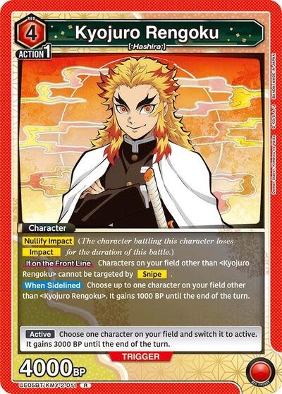 Kyojuro Rengoku (011) - UE05BT/KMY-2-011 (Foil, Rare)
