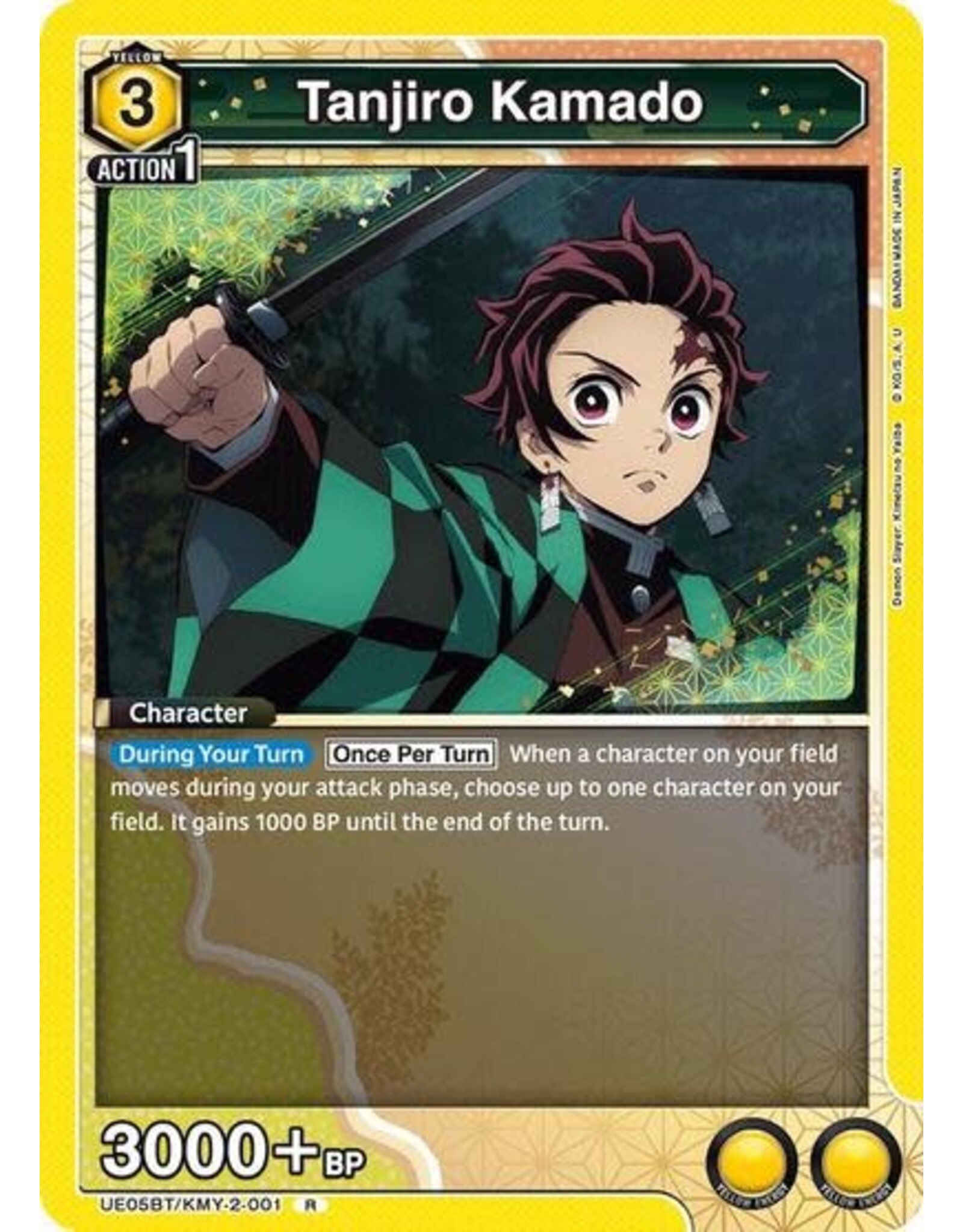 Tanjiro Kamado (001) - UE05BT/KMY-2-001 (Foil, Rare)