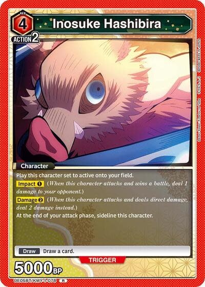 Inosuke Hashibira (078) - UE05BT/KMY-1-078 (Foil, Rare)