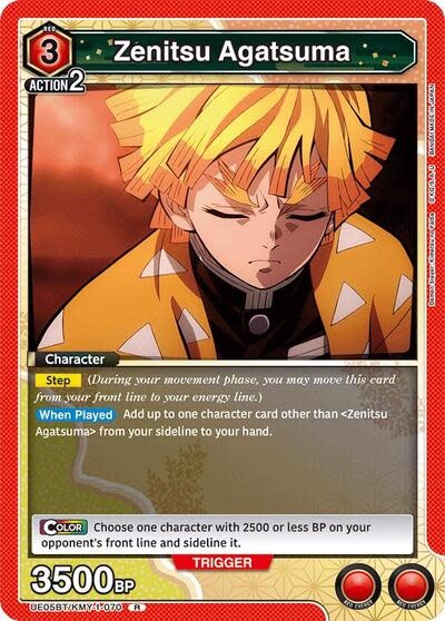 Zenitsu Agatsuma (070) - UE05BT/KMY-1-070 (Foil, Rare)