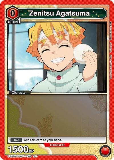 Zenitsu Agatsuma (068) - UE05BT/KMY-1-068 (Normal, Common)
