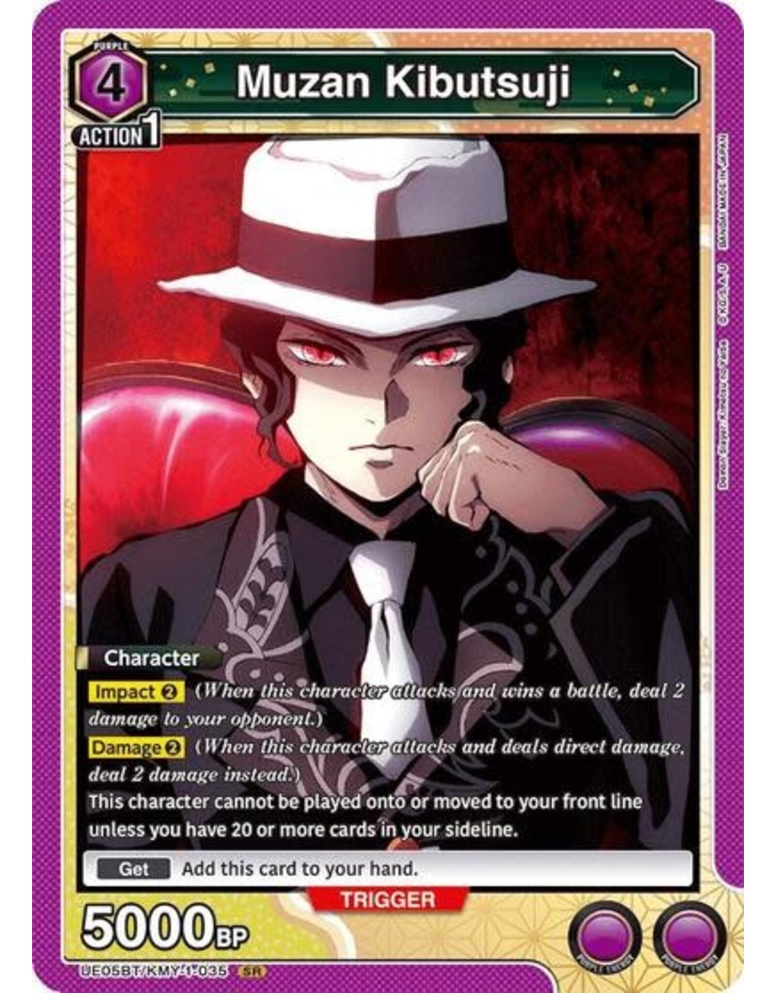 Muzan Kibutsuji (035) - UE05BT/KMY-1-035 (Foil, Super Rare)