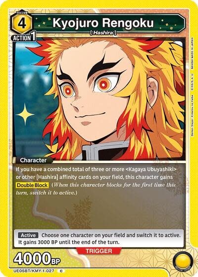 Kyojuro Rengoku (027) - UE05BT/KMY-1-027 (Normal, Common)