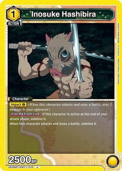 Inosuke Hashibira (015) - UE05BT/KMY-1-015 (Normal, Uncommon)