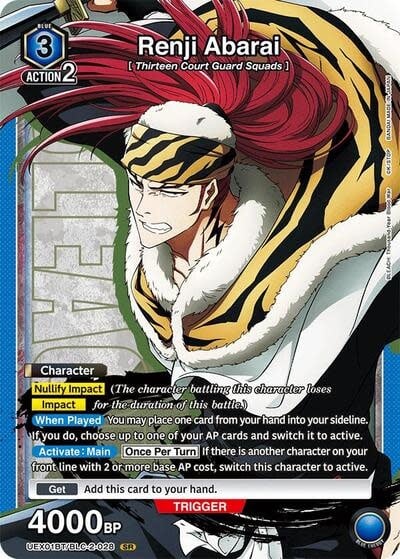 Renji Abarai (028) - UEX01BT/BLC-2-028 (Foil, Super Rare)
