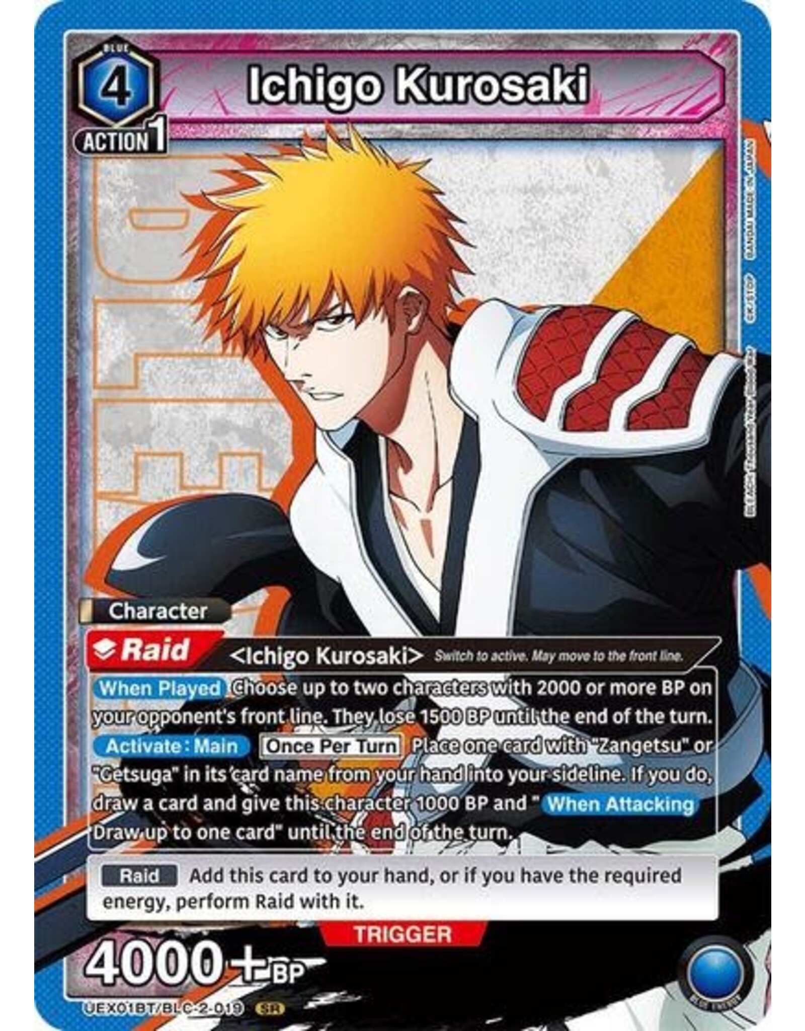 Ichigo Kurosaki (019) - UEX01BT/BLC-2-019 (Foil, Super Rare)