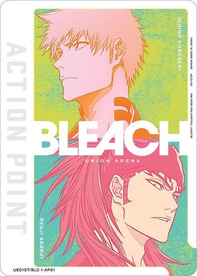 Action Point Card (AP01) (Ichigo Kurosaki/Renji Abarai) - UE01ST/BLC-1-AP01 (Normal, Action Point)