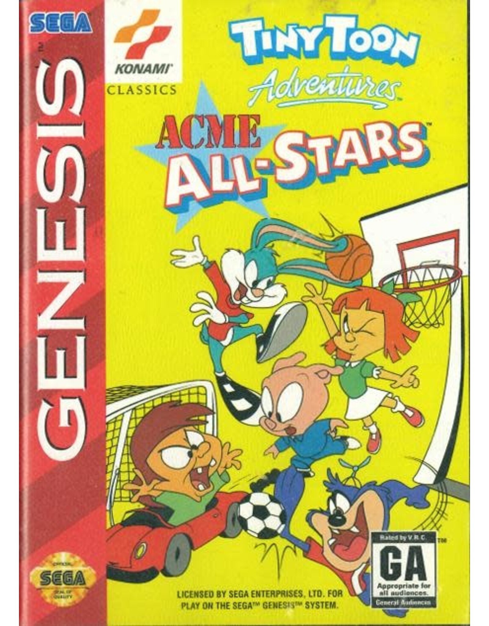 Tiny Toon Adventures: ACME All-Stars (Genesis) [Complete]