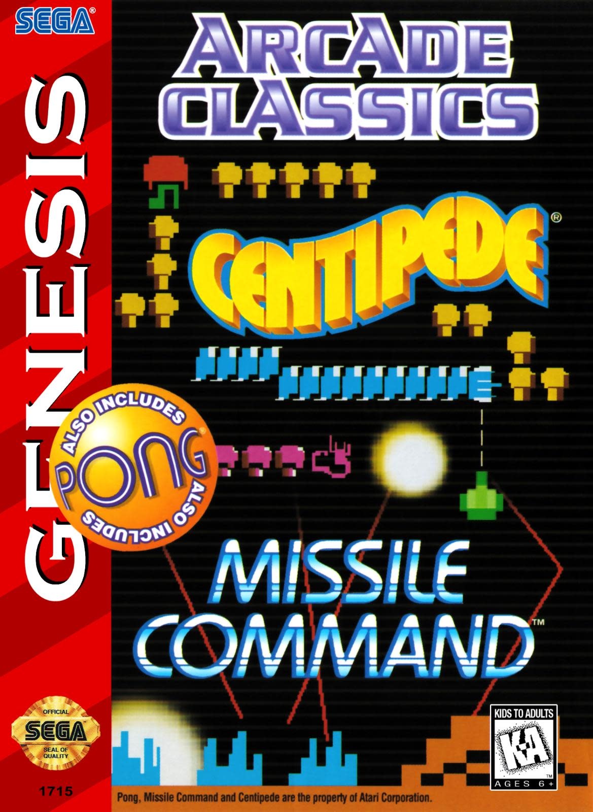 Arcade Classics (Genesis) [Complete]