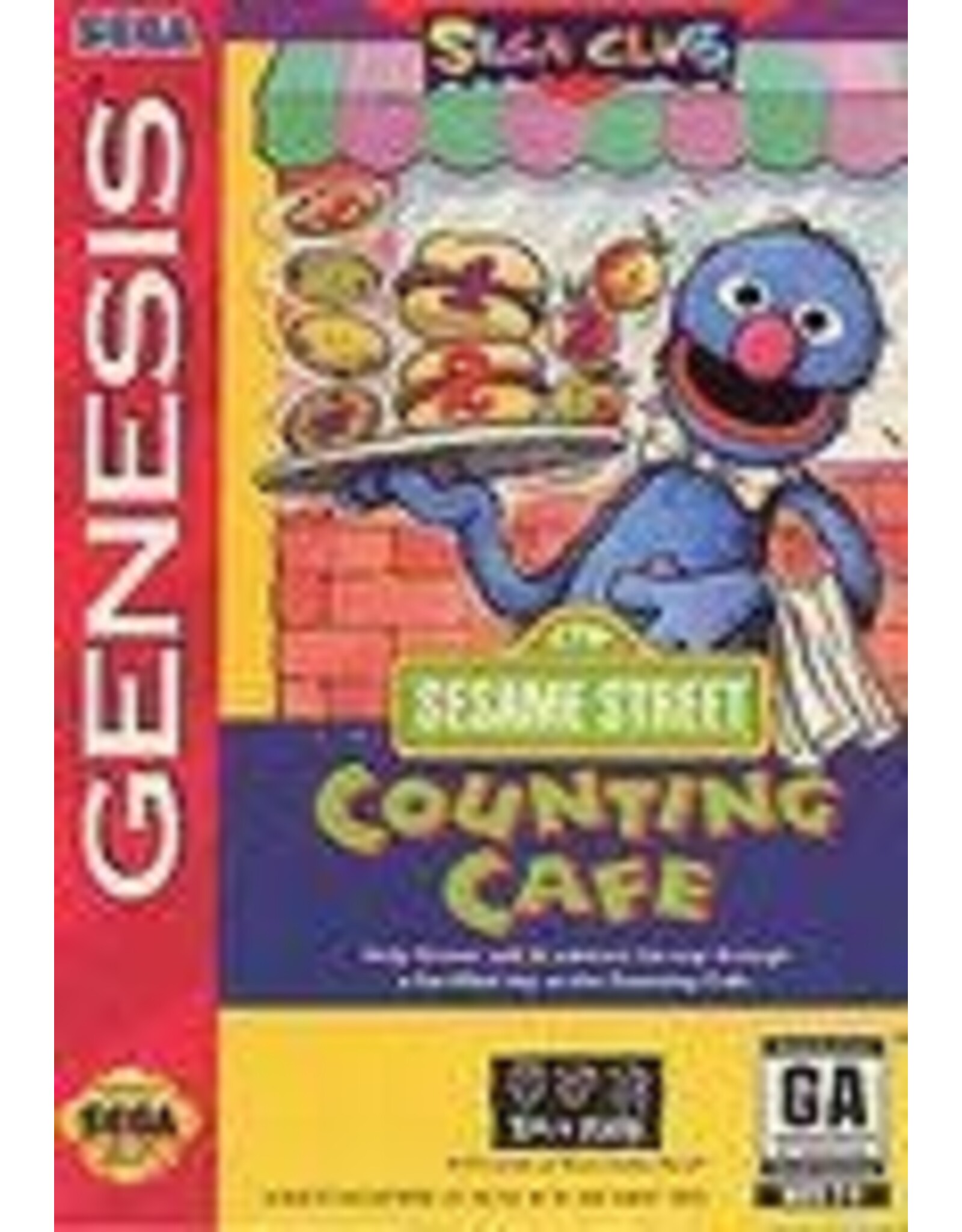 Sesame Street Counting Cafe (Genesis) [Cart Only}