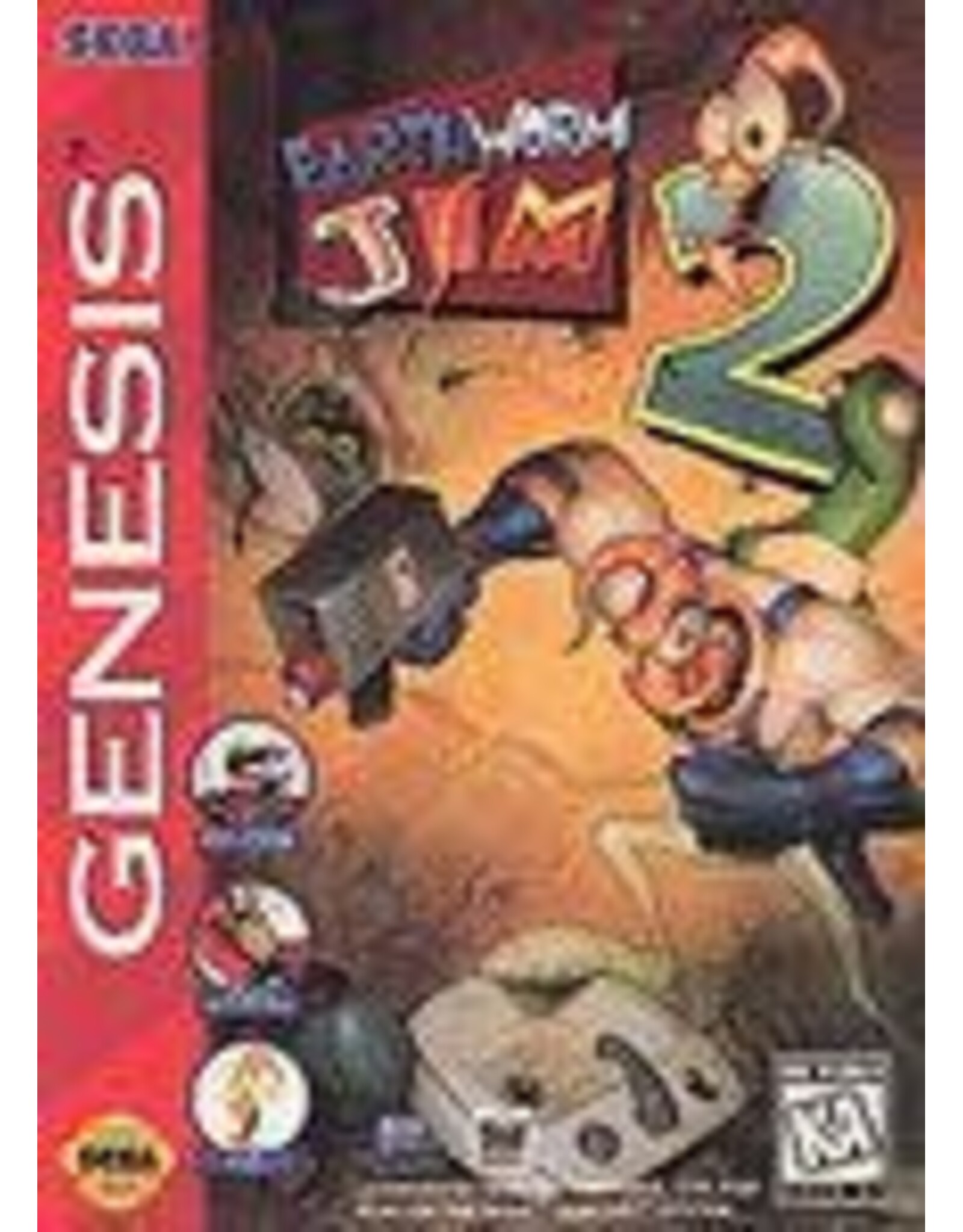 Earthworm Jim 2 (Genesis) [Cart & Box]