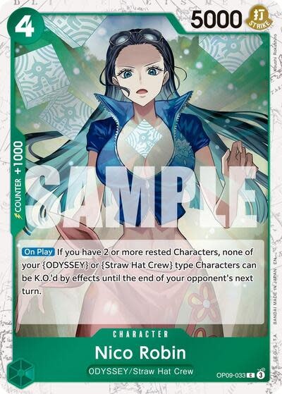Nico Robin - OP09-033 (Pirate Foil) (Foil, C)