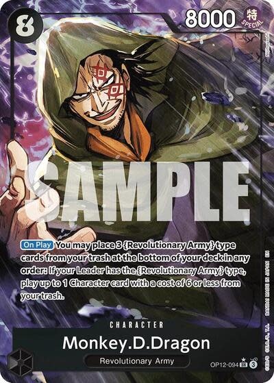 Monkey.D.Dragon (Alternate Art) - OP12-094 (Foil, SR)