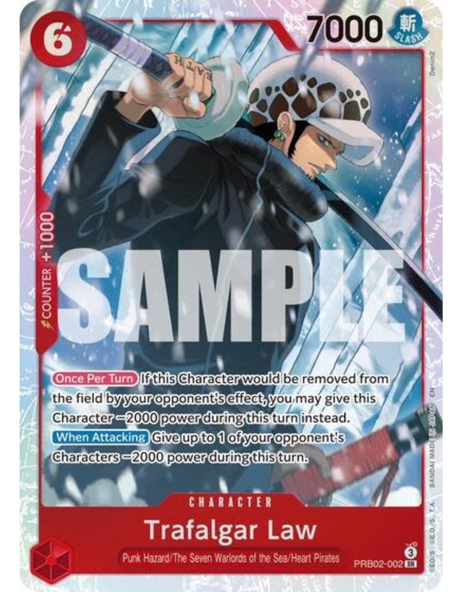 Trafalgar Law - PRB02-002 (Foil, SR)