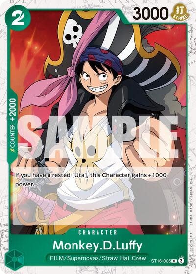 Monkey.D.Luffy - ST16-005 (Pirate Foil) (Foil, C)