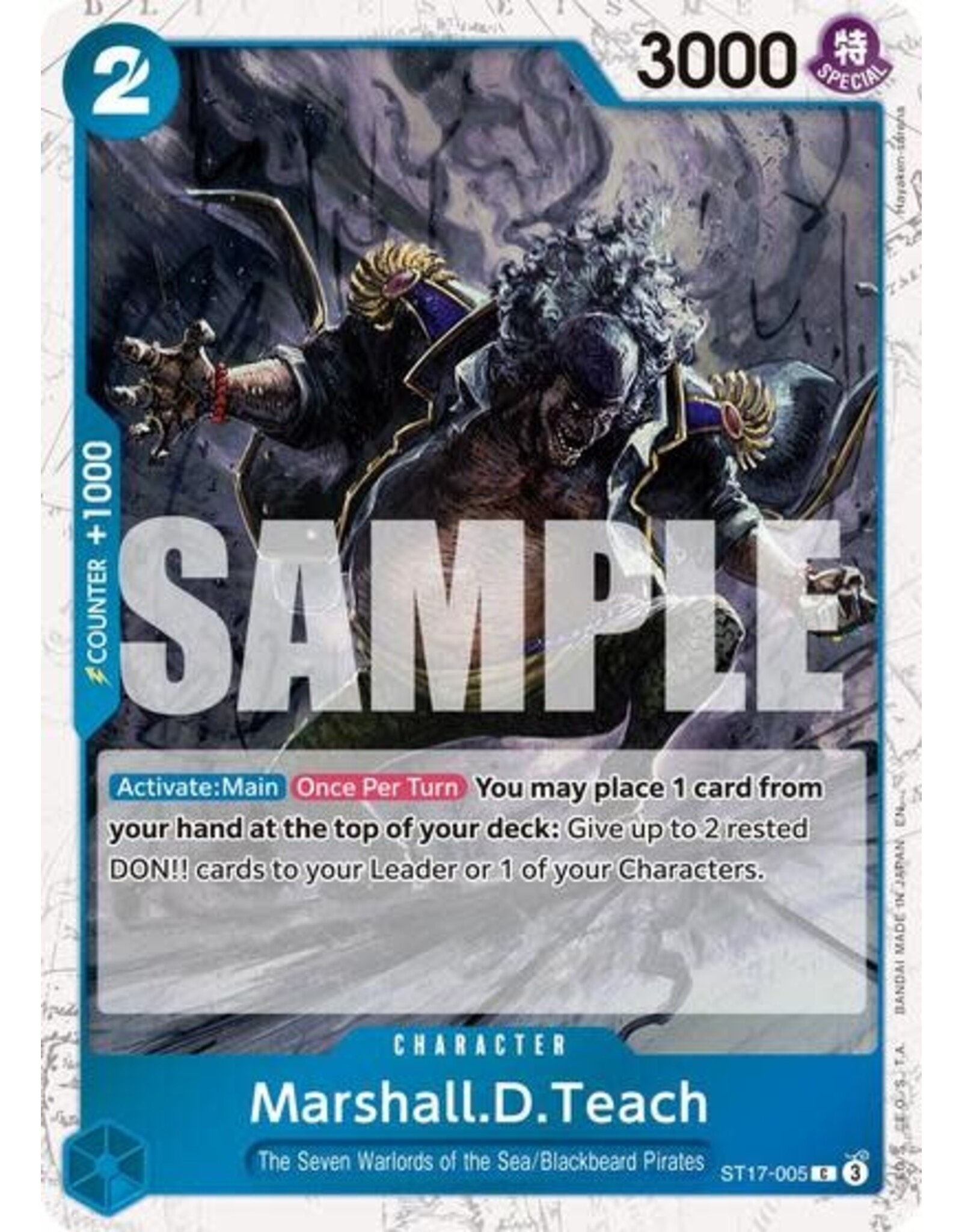 Marshall.D.Teach - ST17-005 (Pirate Foil) (Foil, C)