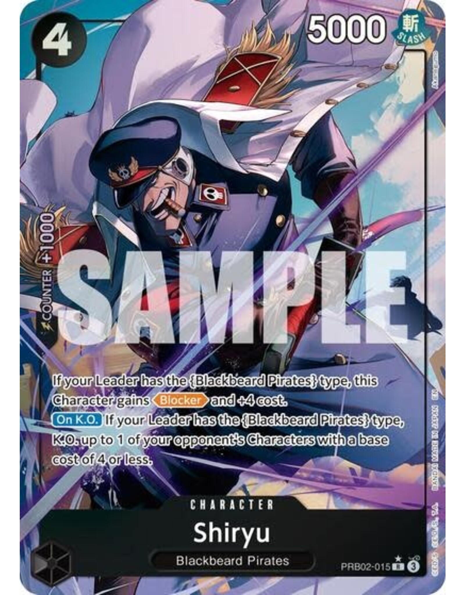Shiryu (Alternate Art) - PRB02-015 (Foil, R)