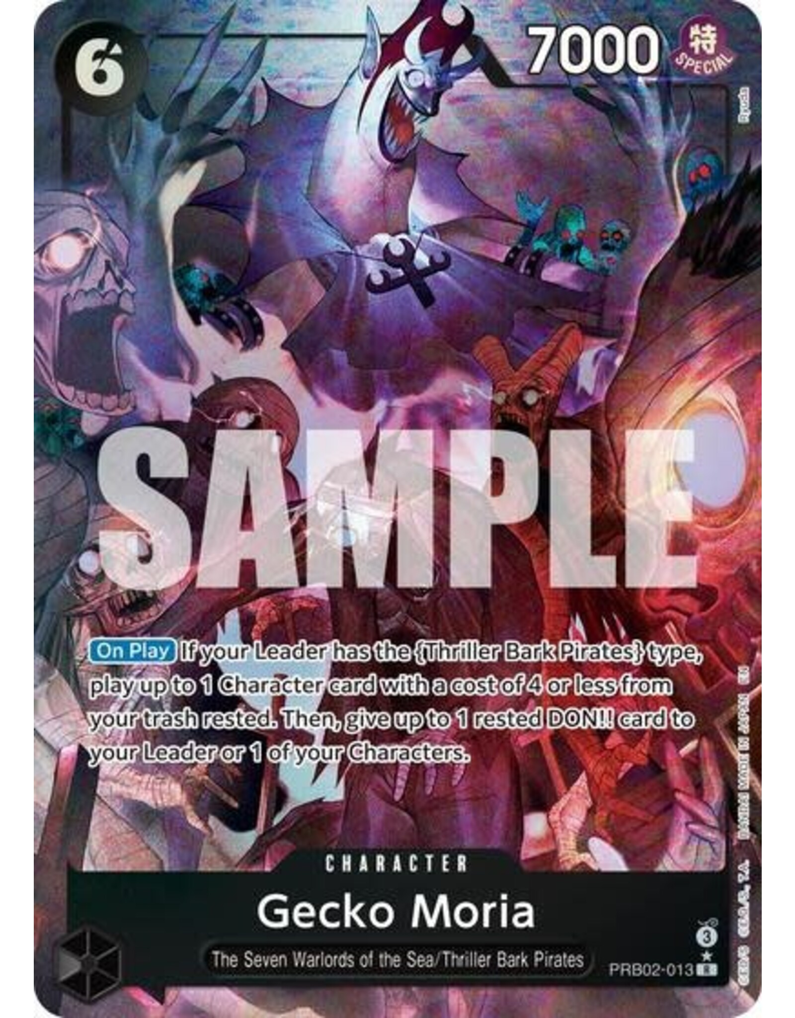 Gecko Moria (Alternate Art) - PRB02-013 (Foil, R)