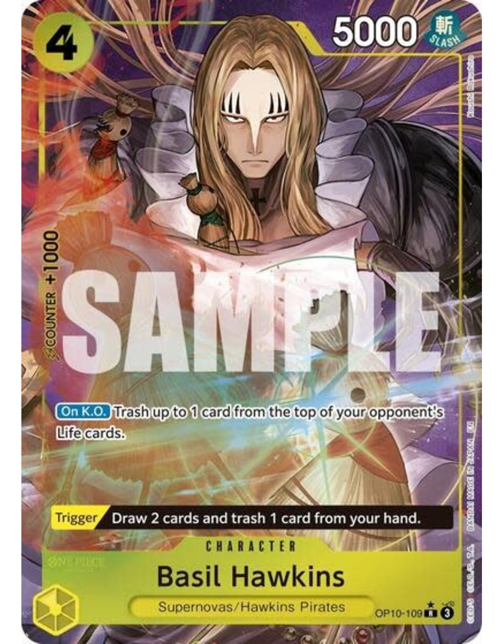 Basil Hawkins - OP10-109 (Alternate Art) (Foil, R)