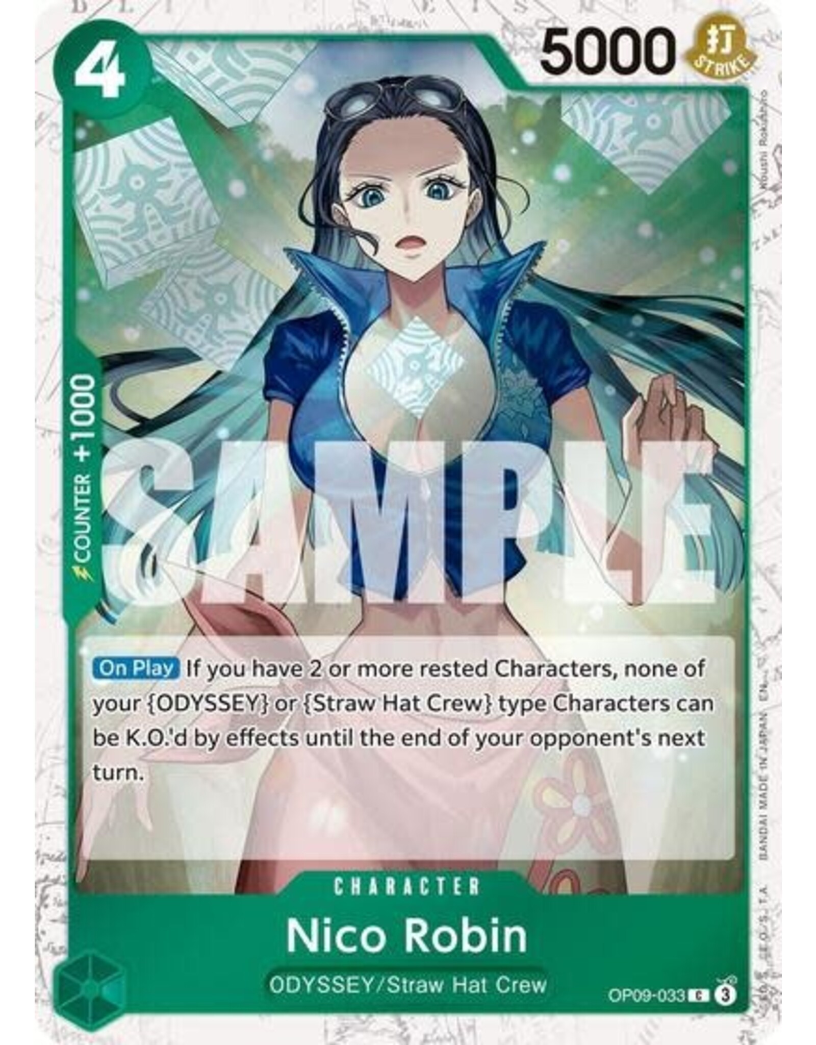 Nico Robin - OP09-033 (Pirate Foil) (Foil, C)