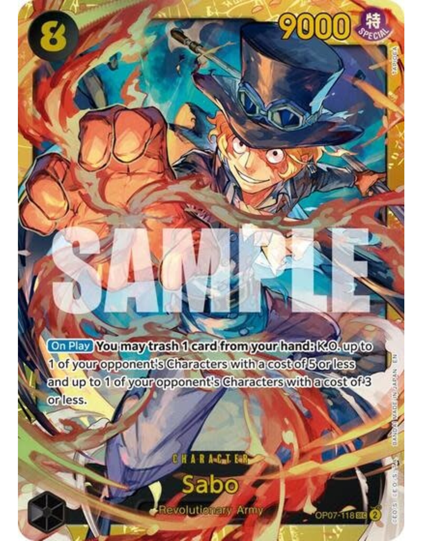 Sabo - OP07-118 (Reprint) (Foil, SEC)