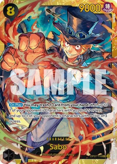 Sabo - OP07-118 (Reprint) (Foil, SEC)