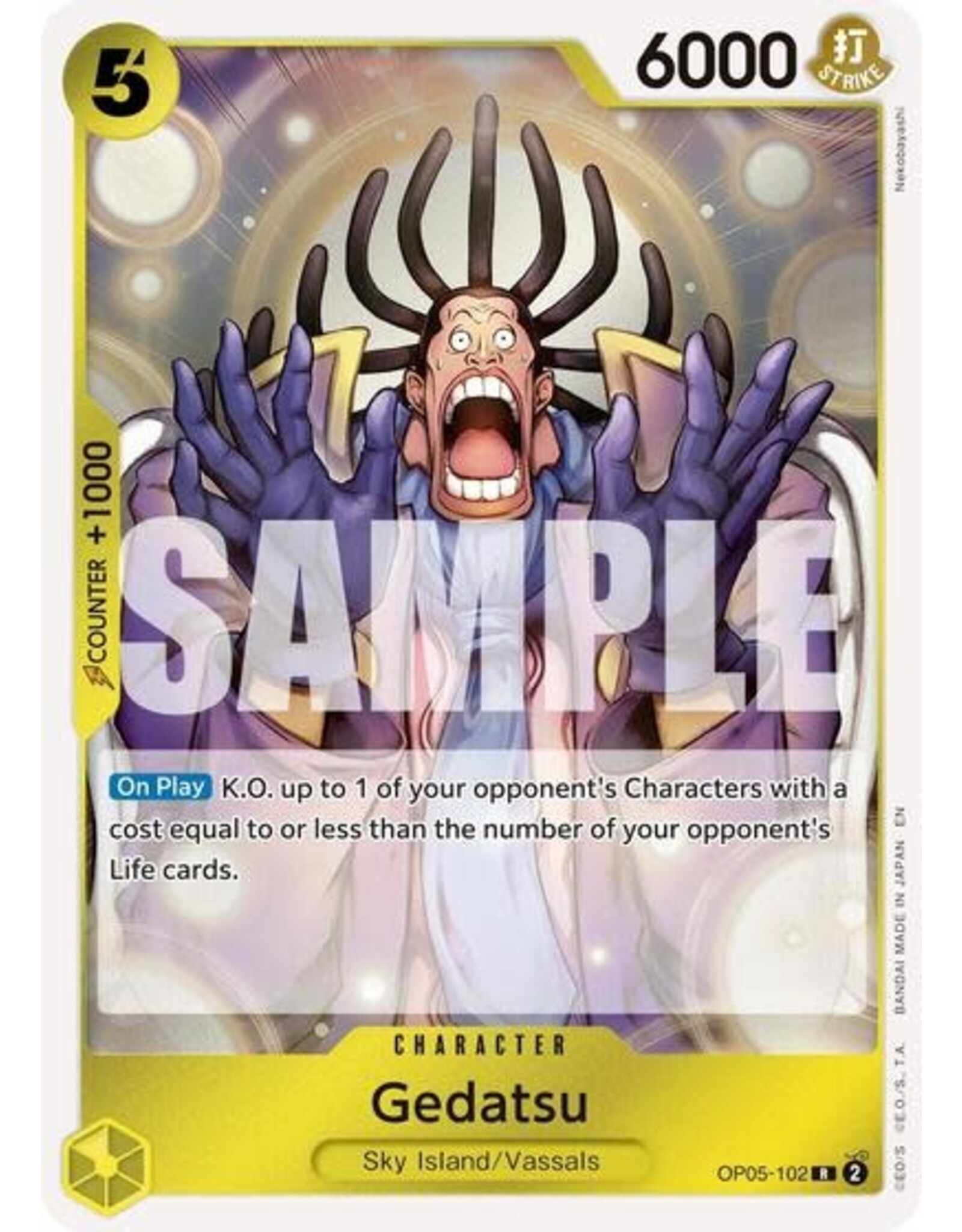 Gedatsu (Reprint) - OP05-102 (Foil, R)