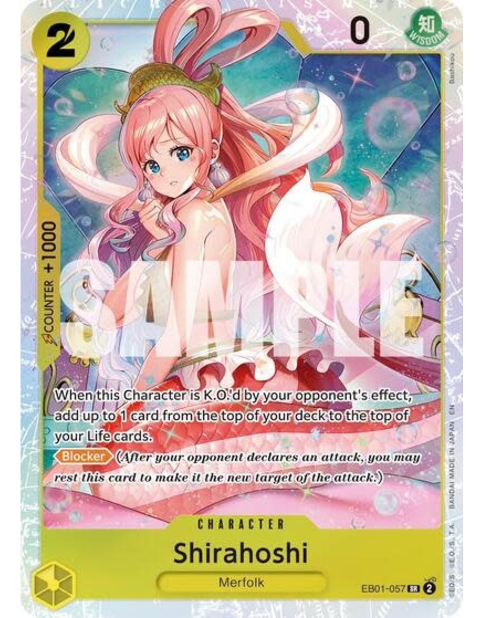 Shirahoshi (Reprint) - EB01-057 (Foil, SR)
