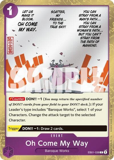 Oh Come My Way (Pirate Foil) - EB01-038 (Foil, C)