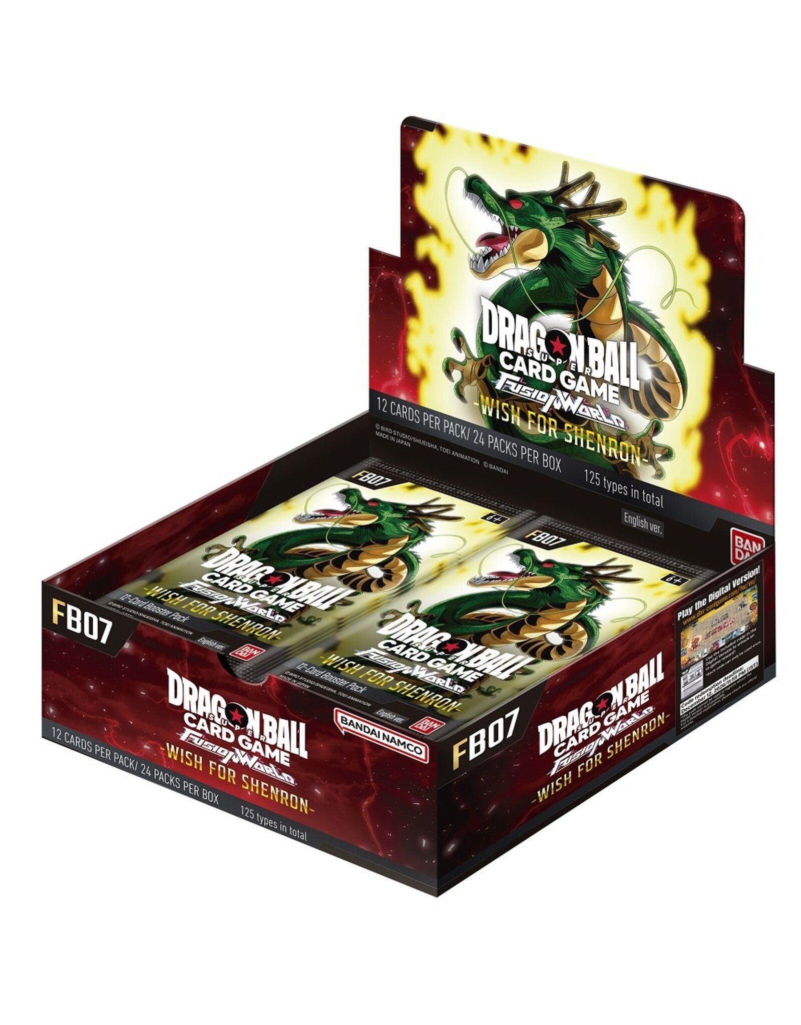 Bandai Dragon Ball Super Fusion World - Wish For Shenron Booster Box