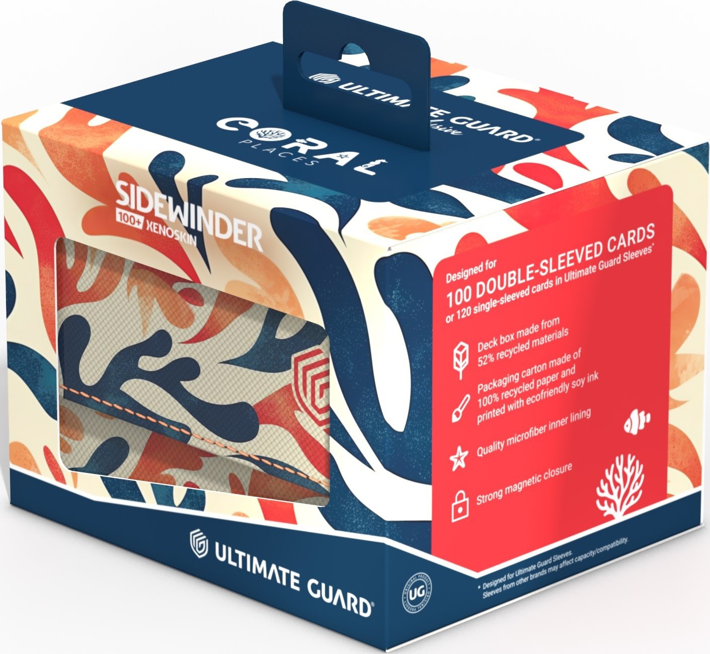Ultimate Guard Sidewinder: Mellow Sea Deck Case (100+, Xenoskin) [2025 Exclusive Coral Place]