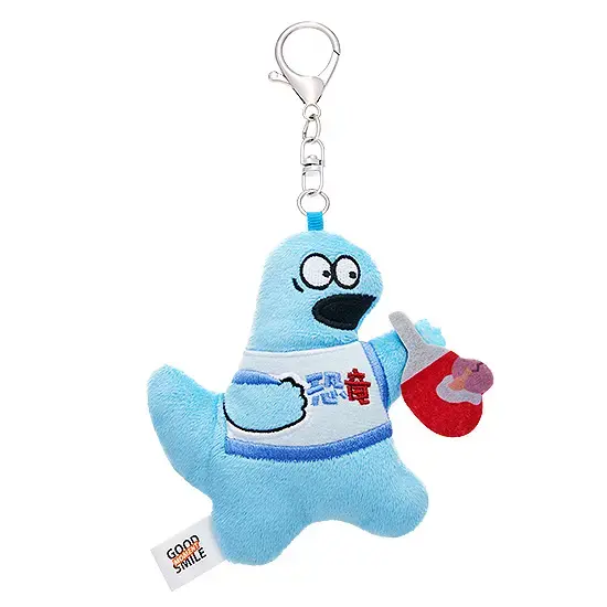Abysse America Gal & Dino Plushie Table Tennis Keychain