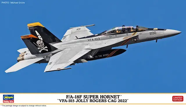 Bandai Namco Jolly Rogers - Super Hornet VFA - 103 (F/A -18F) Plastic Model Kit (1:72)