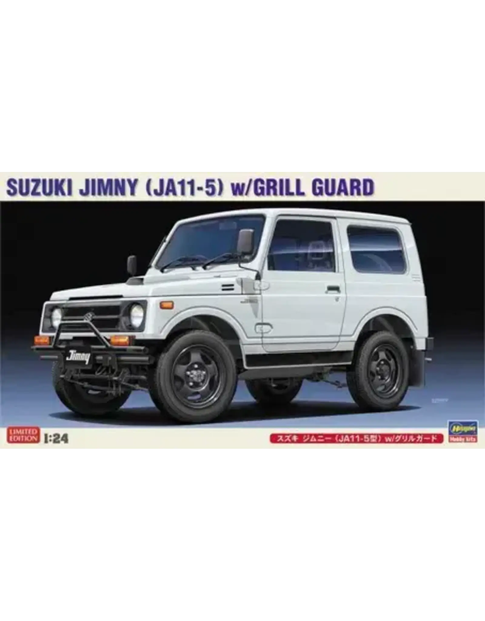 Bandai Suzuki Jimny (JA11 - 5) With Grill Guard Plastic Model Kit (1:24)