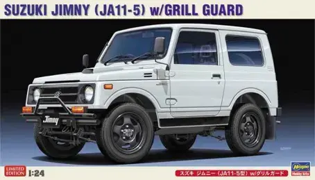 Bandai Suzuki Jimny (JA11 - 5) With Grill Guard Plastic Model Kit (1:24)