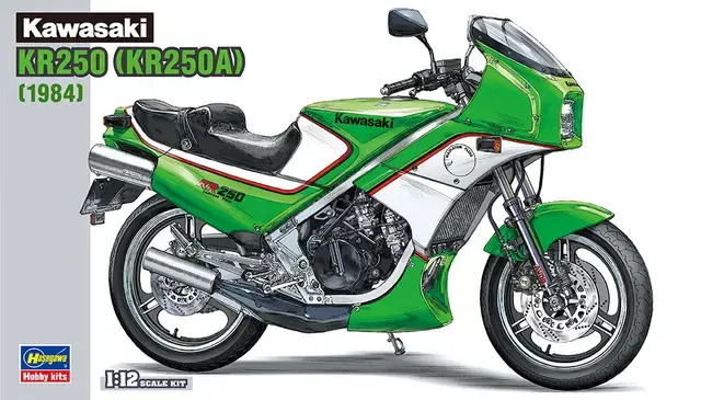 Kawasaki (KR250A) Scale Model Kit (1:12)