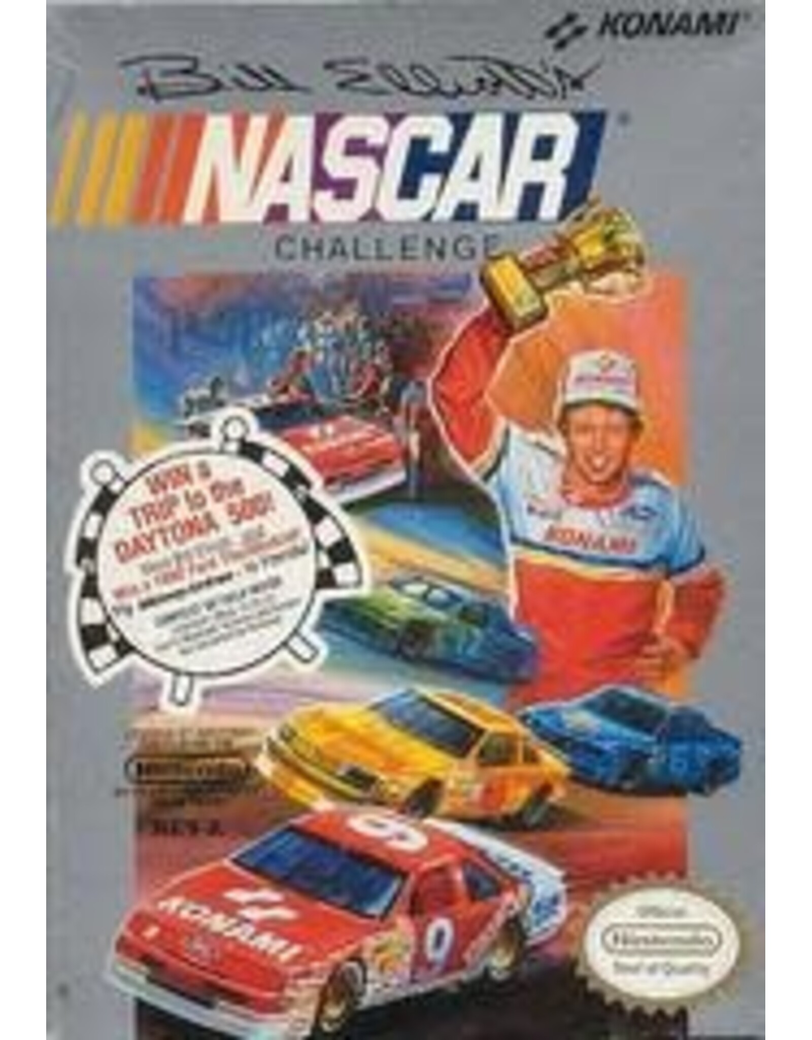 Bill Elliot's NASCAR Challenge (NES) (Cart & Manual)