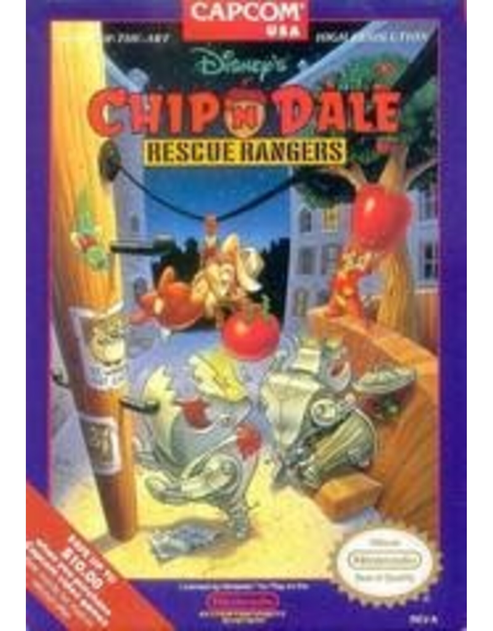 Nintendo Chip & Dale Rescue Rangers [NES] (Cart & Manual)
