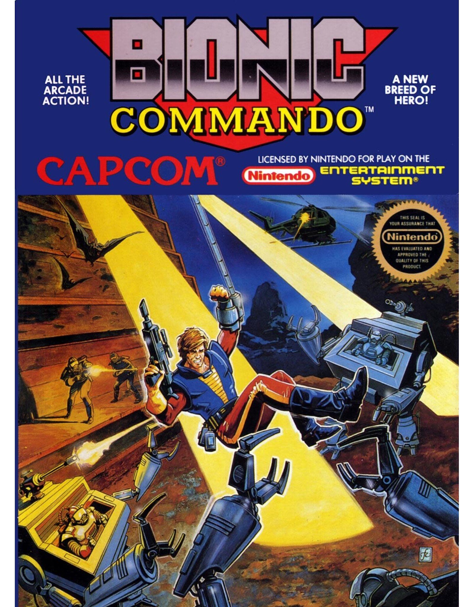 Nintendo Bionic Commando [NES] (Cart & Manual)